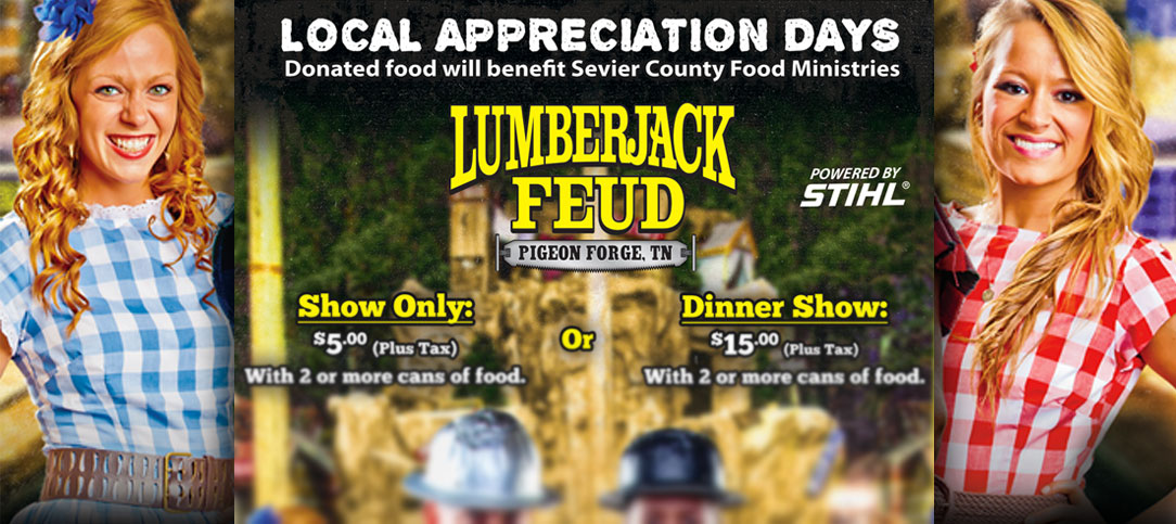 Lumberjack Feud Local Appreciation Days REVISED Hometown Sevier