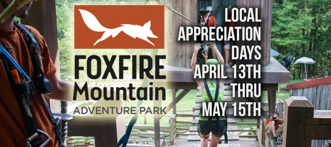 Foxfire Mountain Adventure Park – Local Appreciation Days