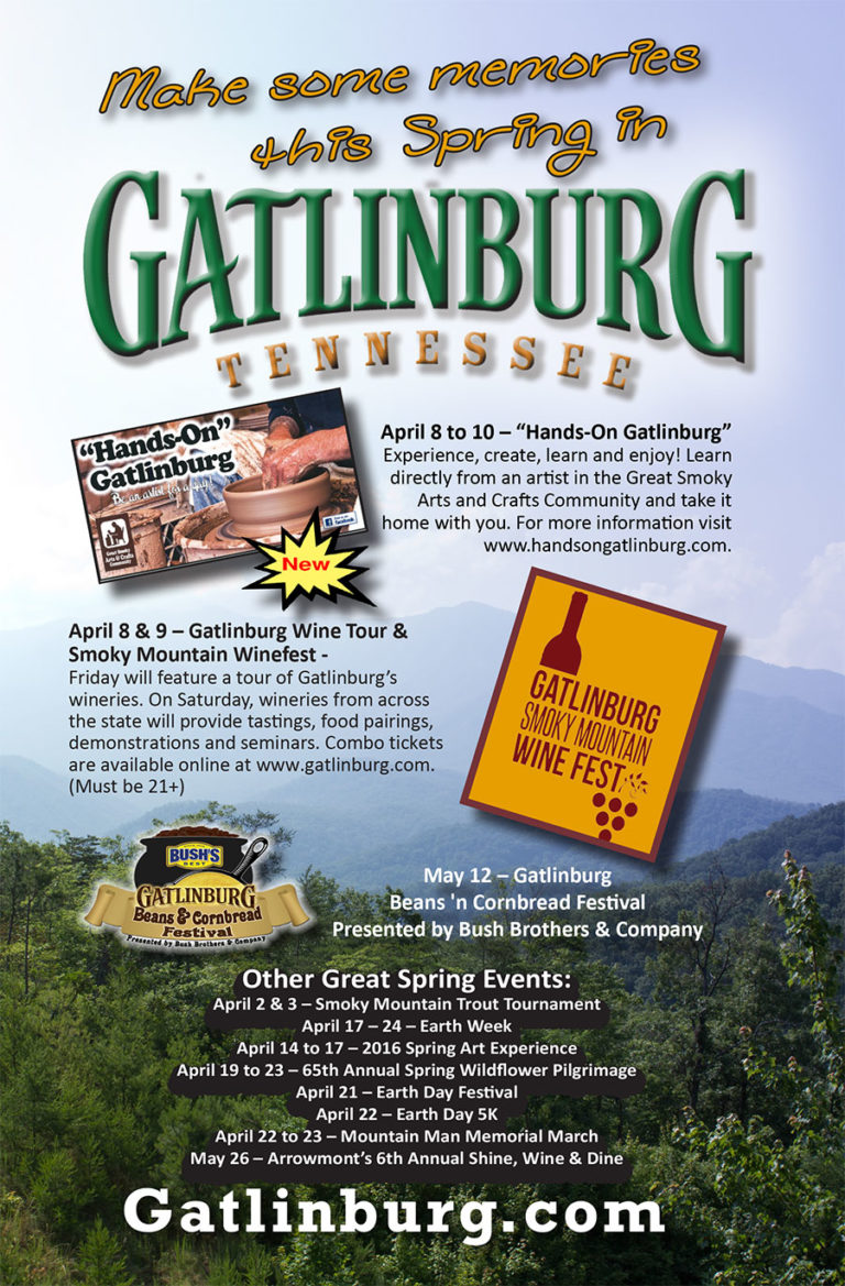 Great events in Gatlinburg this weekend and all Spring long! Hometown