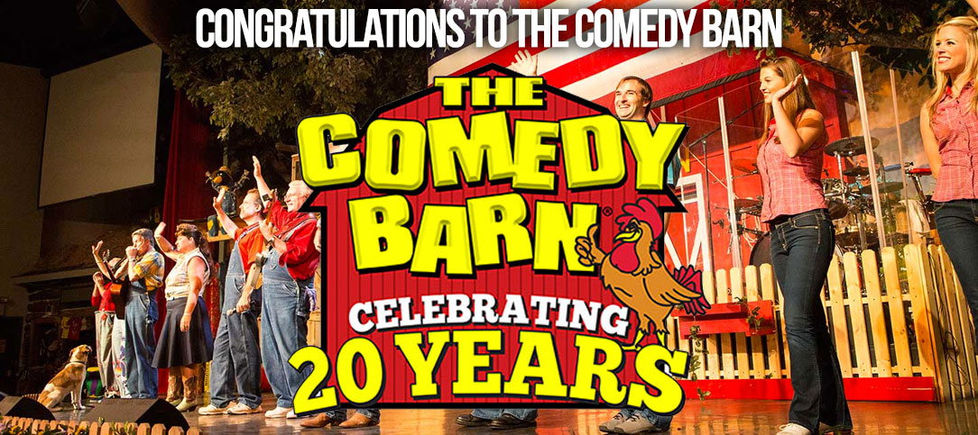 Congratulations to The Comedy Barn for 20 Years