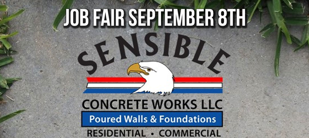 Job Fair September 8th at Sensible Concrete Works LLC