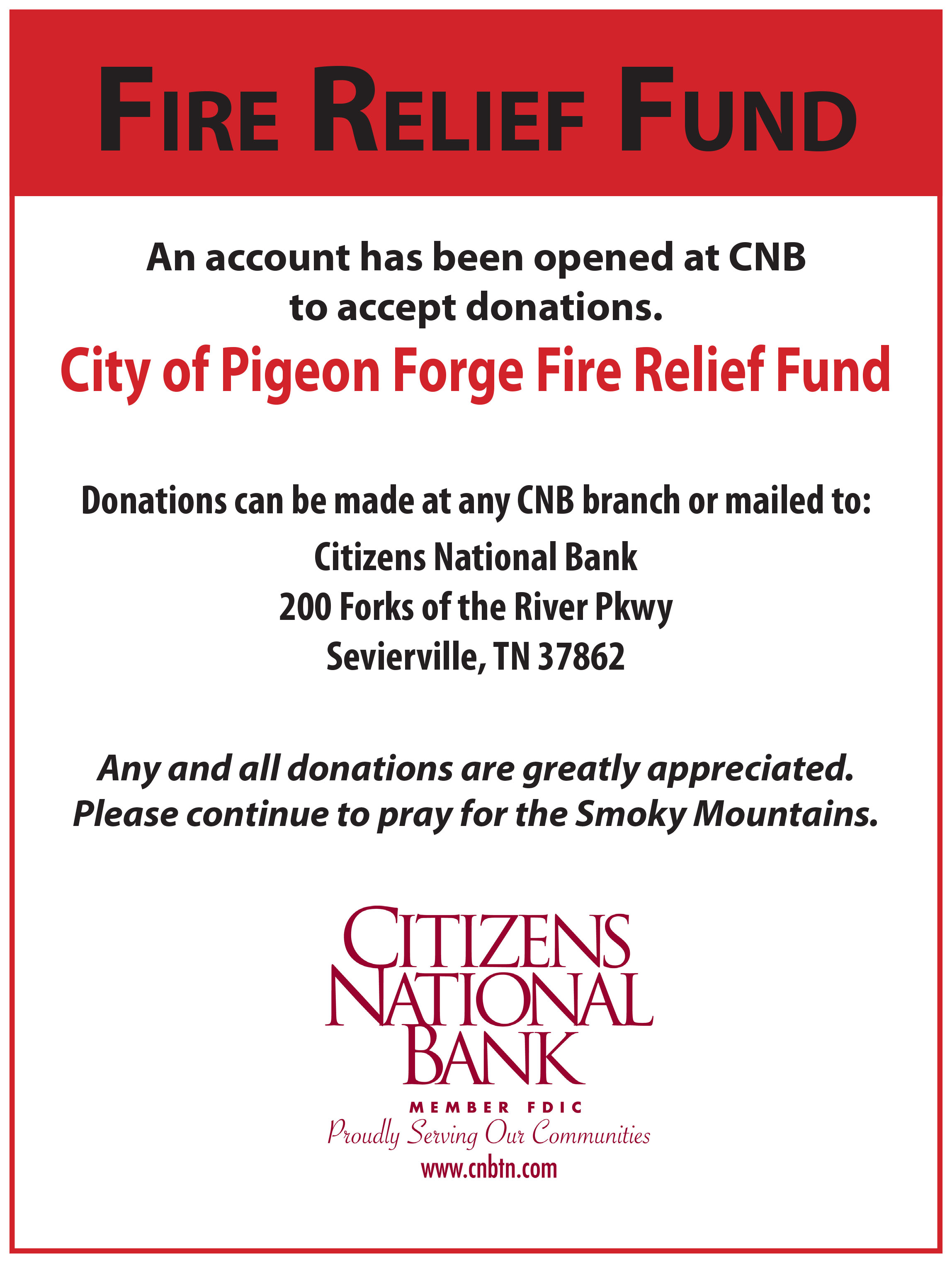 firerelieffund Hometown Sevier