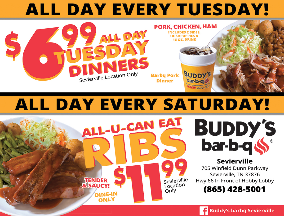Buddy's bbq coupons