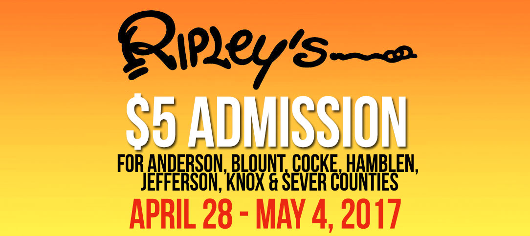 Local Appreciation Days @ All 8 Ripley’s Attractions!