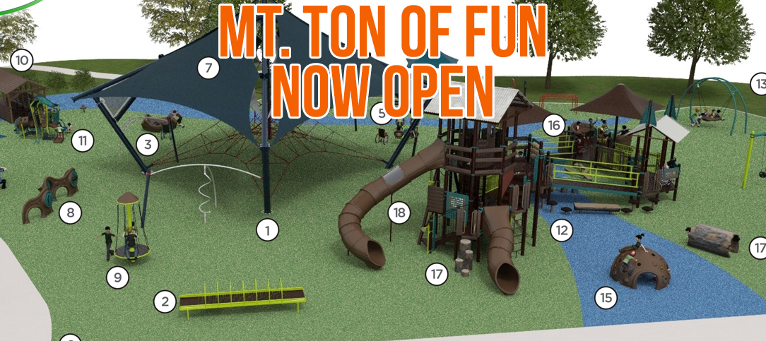 Mt. Ton Of Fun Playground Now Open