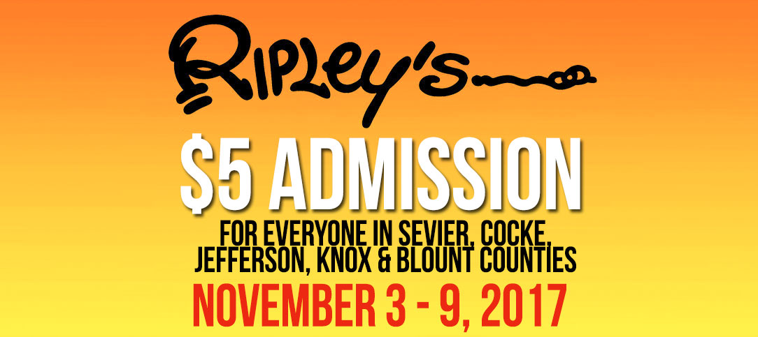 Local Appreciation Days @ All 7 Ripley’s Attractions!