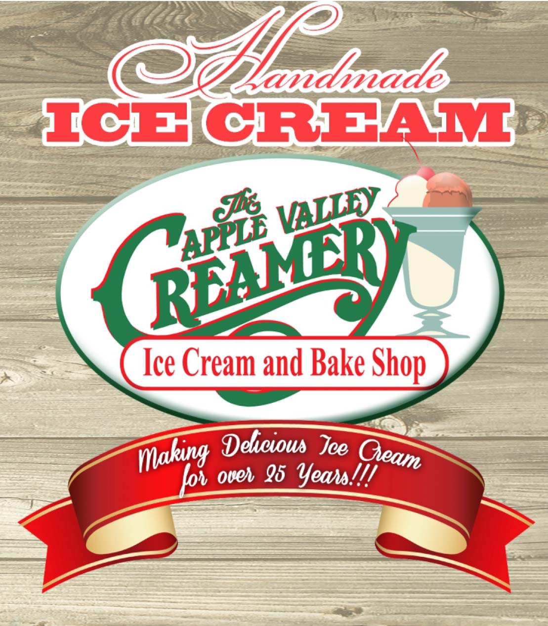 Apple Valley Creamery Anniversary Celebration – $1.00 Scoops! – June 23rd