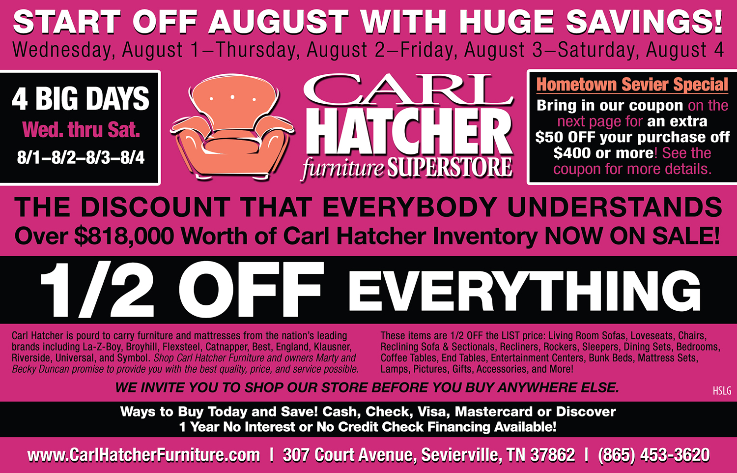 2018 Back To School Carl Hartcher Hometown Sevier 2018 Back To School Carl Hartcher