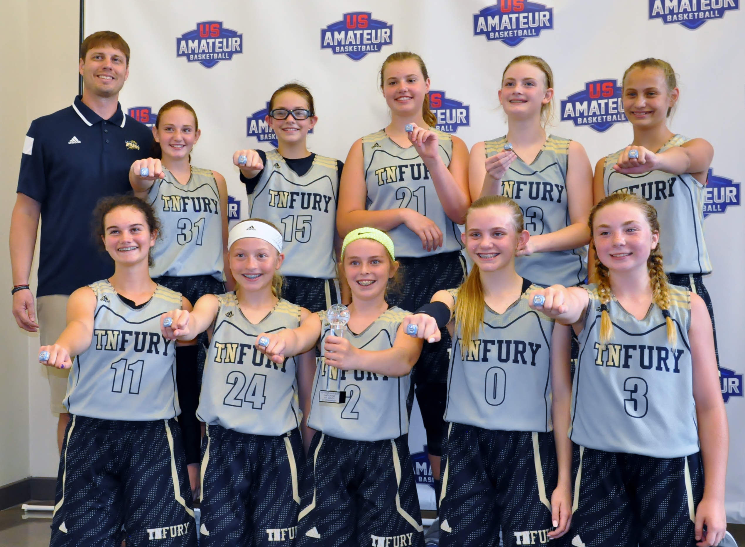 TN Fury Navy 6th Grade Girls Team