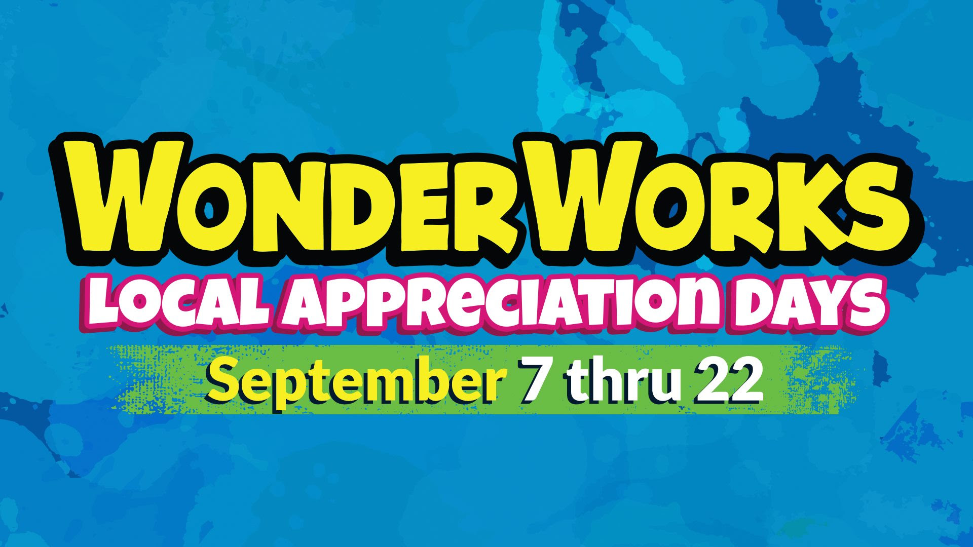 Local Appreciation Days for Alcatraz East and Wonderworks! Hometown