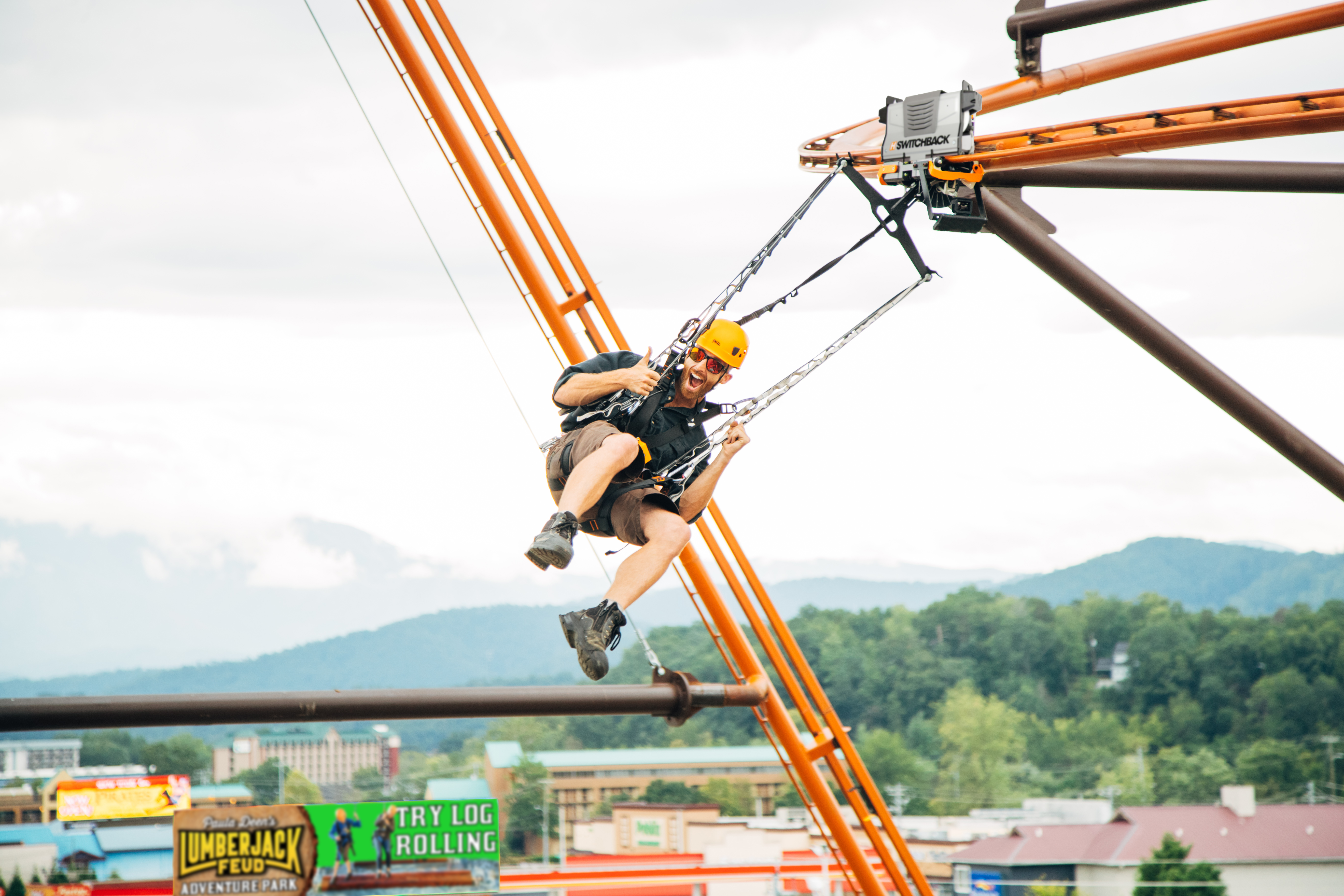 World’s First Cable-to-Rail Zipline Roller Coaster Opens in Pigeon Forge, TN