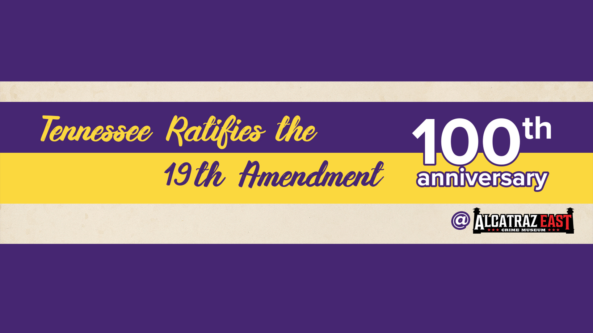Alcatraz East Crime Museum Highlights 100th Anniversary of the Women’s Suffrage Amendment 