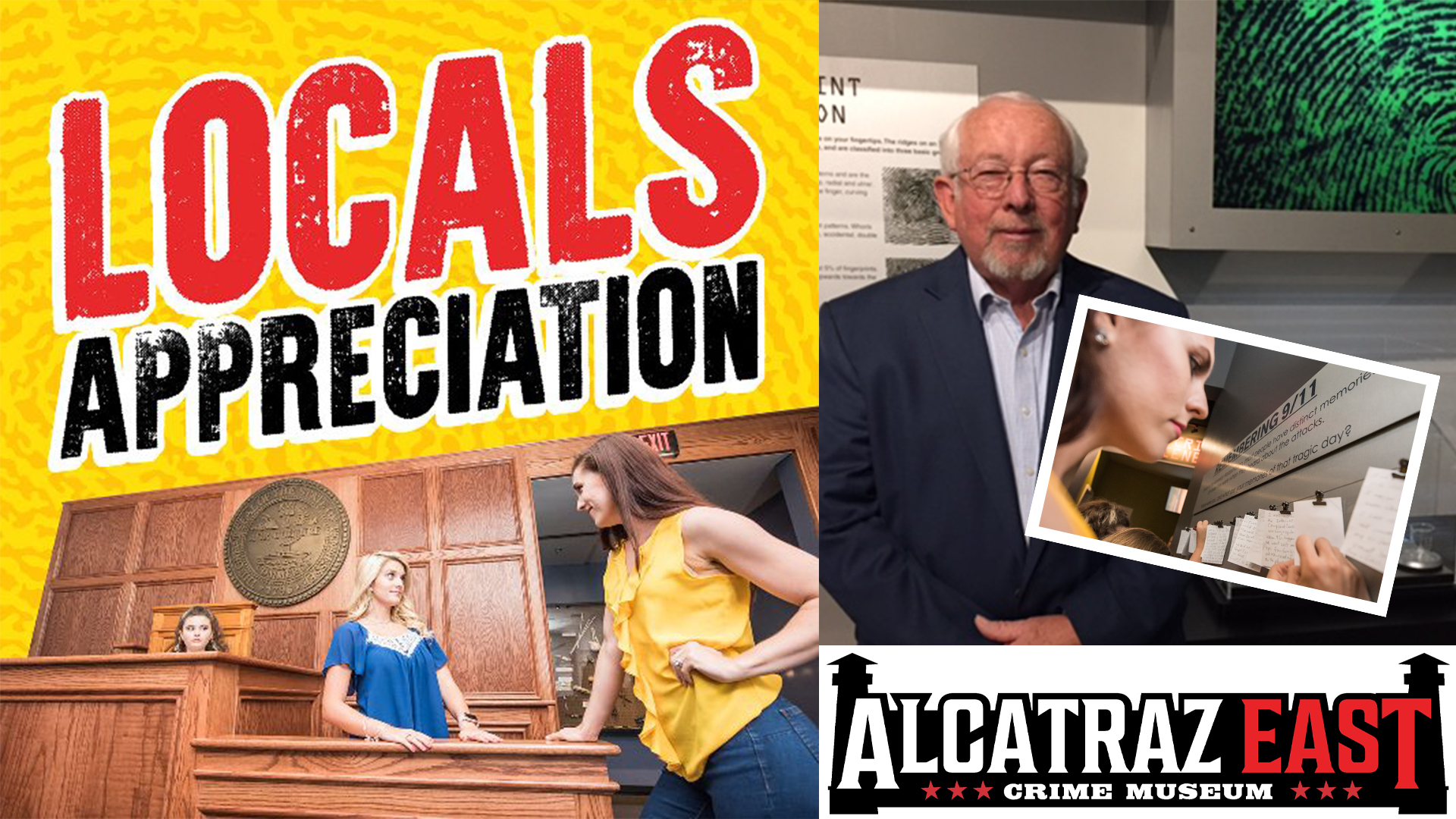 Alcatraz East Crime Museum Local Appreciation and Forensic Expert Talk about 9/11